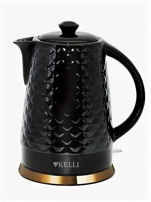 Чайник керамический 1.8л - KELLI KL-1340Черный (1х6)
