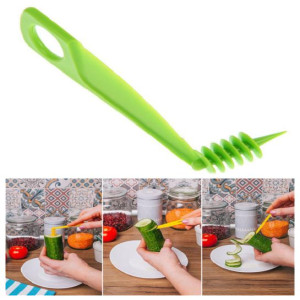 Спиральный нож для фигурной резки овощей и фруктов