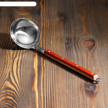 Половник кухонный с деревянной ручкой -  DL-161     A8-42 (120шт)