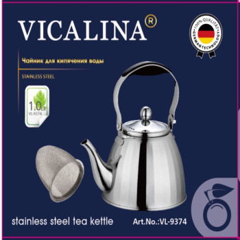 VL-9374 Чайник заварочный Vicalina 1,0L