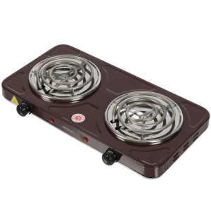 Плита электрическая 2 конфорка СПИРАЛЬ 2000Вт Hot Plate Electric Cooking DL-1019-1