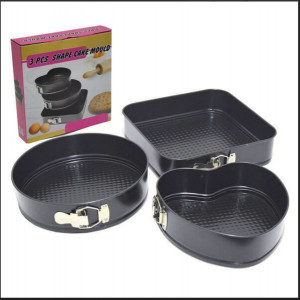 DL-239-2 Набор разъёмных форм для выпечки (3 штуки) (12шт)