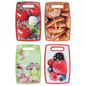 DL-38-9  Доска разделочная пластиковая Гранит,