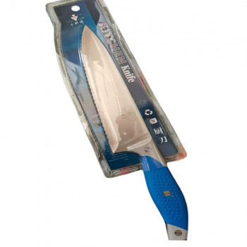 DL-5107 Нож кухонный с синей ручкой № 6