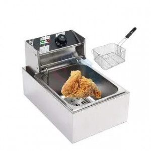 DL-368-1 Электрический столешницу фритюрница коммерческих корзины французский фрай ресторан 2500 вт фри машина