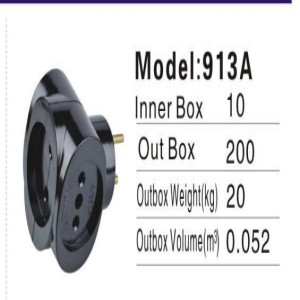 Тройник шар карболит черный