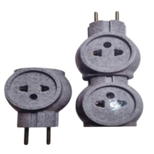 Тройник шар карболит серый