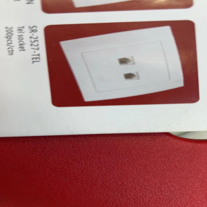 Розетка  ЭЛЕКТР,  для скрытой установки рассвет  антенный+телефонный кабель