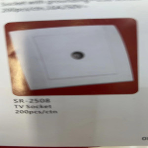 Розетка ЭЛЕКТР, для скрытой установки рассвет антенный кабель