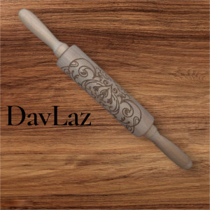 Скалка с вращающимися ручками 30*17 мм