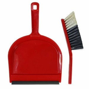 DL-C130011 Набор: совок с кромкой 330x225 мм и щетка-сметка