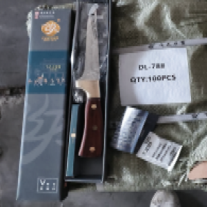 DL-788 Нож кухонный с деревянной ручкой. Универсальный