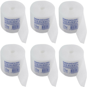 Теплолента белый 10 м