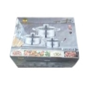 Набор кастрюля с крышкой индукционное .дно нерж.сталь HausRoland