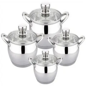 HR181-1 Набор кастрюля с крышкой индукционное .дно нерж.сталь HausRoland