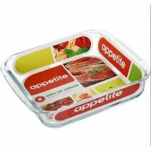 Форма стекл квадр 24x22x5см/1,8л ТМ Appetite