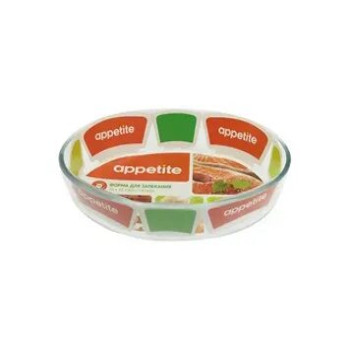 Форма стекл овал 26x18x6см/1,6л ТМ Appetite