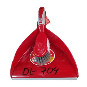 DL-704 Набор: совок с кромкой 330x225 мм и щетка-сметка