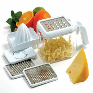 Овощерезка ручная терка для овощей слайсер для кухни AH-TV-7.  (80шт)