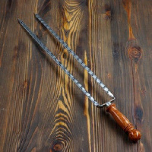 Вилка-шампур с деревянной ручкой 45Х12см.