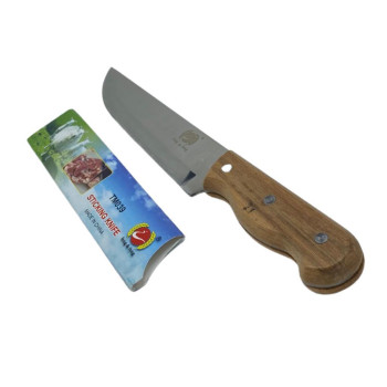 Нож кухонный с деревянной ручкой - DL-614