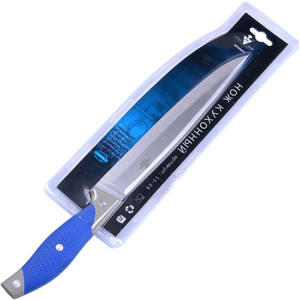 Нож кухонный  с синей ручкой - SS-08В SS-08B(120шт)
