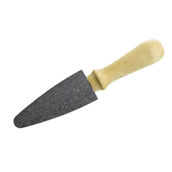 Брусок для ножей, абразивный, с деревянной ручкой (50 шт)