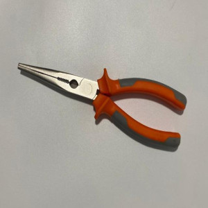 Длинногубцы BOMAO №6 с оранжевой ручкой на блистере150мм AH-1872 (120шт)