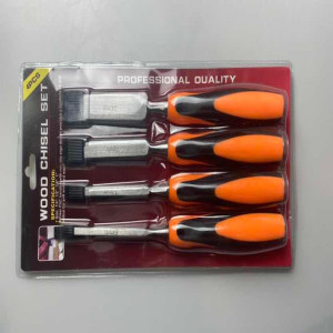Набор стамесок BOMAO с пластиковой ручкой, 12,18,24мм (4 предмета) AH-8386 (30шт)