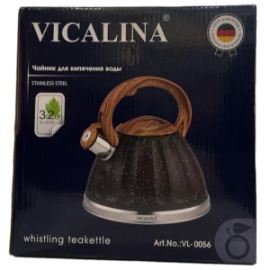 DL-1350 Чайник из нержавеющей стали VICALINA  3,2л.(0056-12)